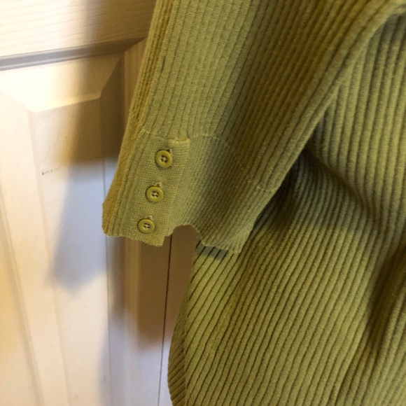 Croft & Barrow green short-sleeved sweater - Picture 5 of 5